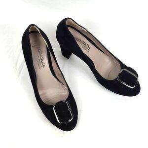 Aquatalia‎ Black Suede Heels